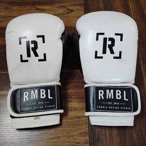 Premium Boxing Gloves 16oz. Rumble Studio RMBL  High-Grade Genuine Leather